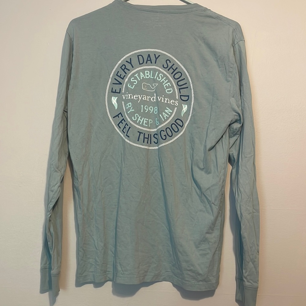 Vineyard Vines Long Sleeve Pocket Tee